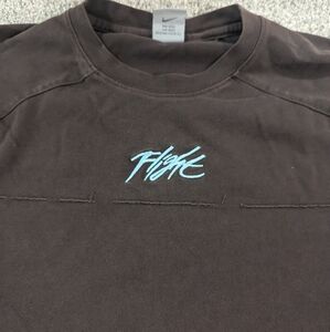 Brown Nike flight tshirt